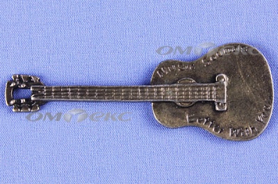 Декоративный элемент для творчества из металла "Гитара"  - купить в Улан-Удэ. Цена: 19.99 руб.