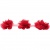 Тесьма плетеная "Рюш", упак. 9,14 м, цвет красный - купить в Улан-Удэ. Цена: 46.82 руб.