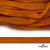 Шнур плетеный (плоский) d-12 мм, (уп.90+/-1м), 100% полиэстер, цв.267 - оранжевый - купить в Улан-Удэ. Цена: 8.62 руб.