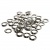 Люверсы, металлические/14мм/никель (упак.1000 шт) - купить в Улан-Удэ. Цена: 1 058.40 руб.