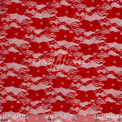 Кружевное полотно стрейч 15A61/RED, 100 гр/м2, шир.150см - купить в Улан-Удэ. Цена 1 580.95 руб.