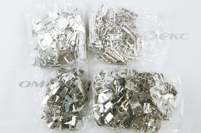 Крючки брючные 4 шипа "Стром" 144 шт. никель - купить в Улан-Удэ. Цена: 383.97 руб.