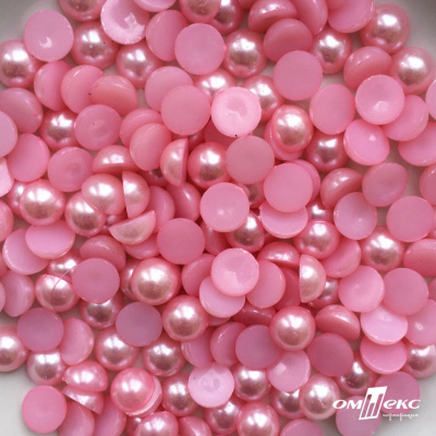 0404-5146В-Полубусины пластиковые круглые "ОмТекс", 10 мм, (уп.50гр=175+/-3шт), цв.101-св.розовый - купить в Улан-Удэ. Цена: 63.46 руб.