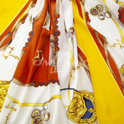 Плательная ткань "Софи" 15.1, 75 гр/м2, шир.150 см, принт этнический - купить в Улан-Удэ. Цена 241.49 руб.