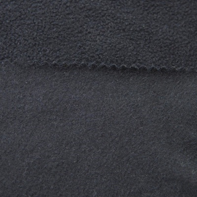 Флис DTY, 130 г/м2, шир. 150 см, цвет чёрный - купить в Улан-Удэ. Цена 694.22 руб.