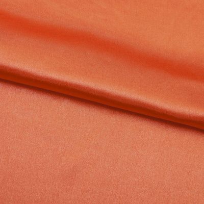 Поли креп-сатин 18-1445, 120 гр/м2, шир.150см, цвет оранжевый - купить в Улан-Удэ. Цена 155.57 руб.