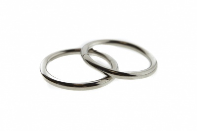 Кольцо металлическое d-32 мм, цв.-никель - купить в Улан-Удэ. Цена: 3.54 руб.