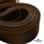 Регилиновая лента, шир.100мм, (уп.25 ярд), цв.- коричневый - купить в Улан-Удэ. Цена: 694.13 руб.