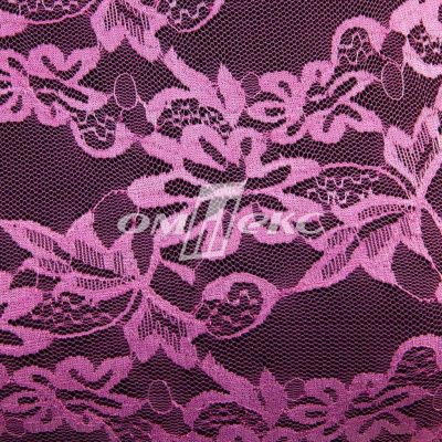 Кружевное полотно стрейч XD-WINE, 100 гр/м2, шир.150см, цвет розовый - купить в Улан-Удэ. Цена 1 851.10 руб.