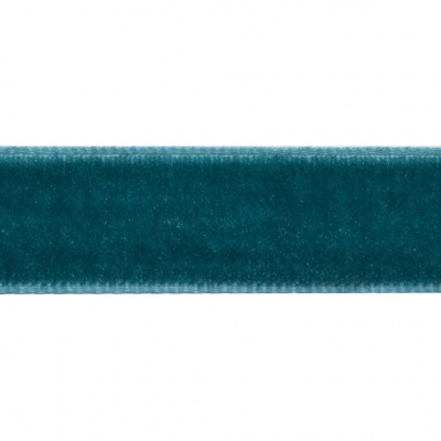 Лента бархатная нейлон, шир.12 мм, (упак. 45,7м), цв.65-изумруд - купить в Улан-Удэ. Цена: 392 руб.