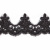 Сутажное кружево «Алансон»  на сетке (бисер) XDH3235, шир.60 мм, (уп. 9,14 м ), цв.-черный - купить в Улан-Удэ. Цена: 2 134.73 руб.