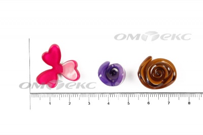 Украшение "Розы малые №1" 20мм - купить в Улан-Удэ. Цена: 32.82 руб.