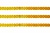 Пайетки "ОмТекс" на нитях, CREAM, 6 мм С / упак.73+/-1м, цв. 92 - золото - купить в Улан-Удэ. Цена: 484.77 руб.