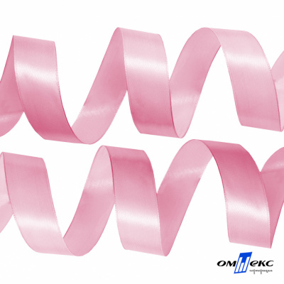 050-нежно-розовый Лента атласная упаковочная (В) 85+/-5гр/м2, шир.25 мм (1/2), 25+/-1 м - купить в Улан-Удэ. Цена: 53.96 руб.