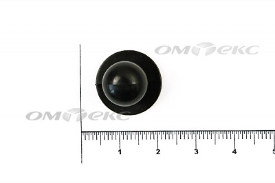Пуговица поварская "Пукля", 10 мм, цвет чёрный - купить в Улан-Удэ. Цена: 2.03 руб.