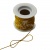 Шнур эластичный для творчества, на бобине (уп.30 м), цв. - золото  - купить в Улан-Удэ. Цена: 66.69 руб.