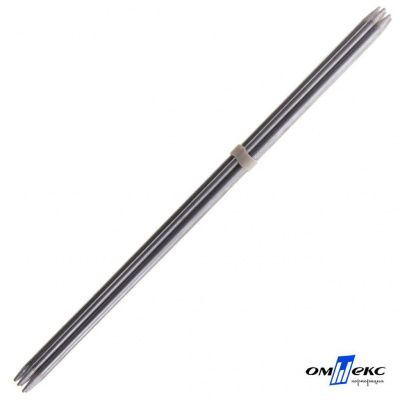 Спицы чулочные С-160 ф-3,0 мм, 19см (5шт), алюминий цв. никель - купить в Улан-Удэ. Цена: 123.75 руб.