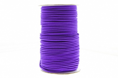 0370-1301-Шнур эластичный 3 мм, (уп.100+/-1м), цв.175- фиолет - купить в Улан-Удэ. Цена: 459.62 руб.