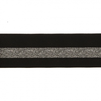 #2/6-Лента эластичная вязаная с рисунком шир.52 мм (45,7+/-0,5 м/бобина) - купить в Улан-Удэ. Цена: 69.33 руб.