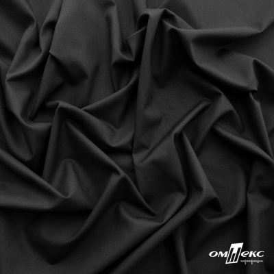 Ткань сорочечная Темза, 80%полиэстр 20%вискоза, 120 г/м2 ш.150 см, цв.черный - купить в Улан-Удэ. Цена 269.93 руб.