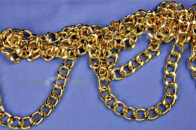 Цепь металл декоративная №11 (17*13) золото (10+/-1 м)  - купить в Улан-Удэ. Цена: 1 341.87 руб.