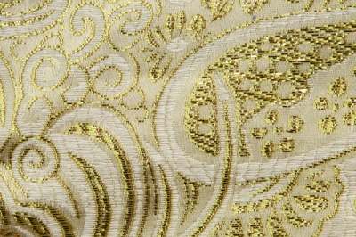 Ткань костюмная жаккард №5, 140 гр/м2, шир.150см, цвет золото - купить в Улан-Удэ. Цена 383.29 руб.