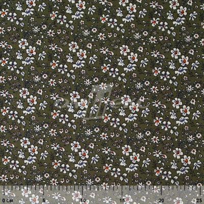 Плательная ткань "Фламенко" 11.2, 80 гр/м2, шир.150 см, принт растительный - купить в Улан-Удэ. Цена 259.21 руб.