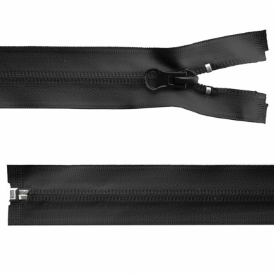 Молния водонепроницаемая PVC Т-7, 100 см, разъемная, цвет чёрный - купить в Улан-Удэ. Цена: 61.89 руб.
