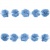Тесьма плетеная "Рюш", упак. 9,14 м, цвет голубой - купить в Улан-Удэ. Цена: 45.87 руб.