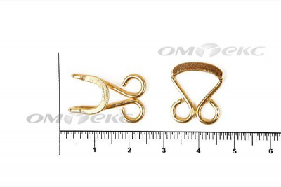 Крючки пришивные 20 мм цв.золото №3  - купить в Улан-Удэ. Цена: 33.62 руб.