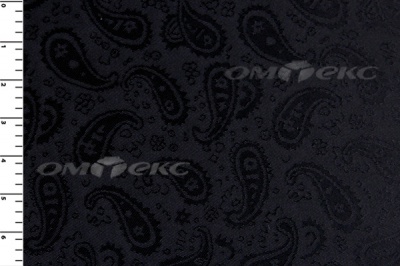 Ткань подкладочная жаккард Р14098, чёрный, 85 г/м2, шир. 150 см, 230T - купить в Улан-Удэ. Цена 166.45 руб.