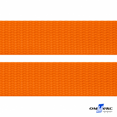 Оранжевый - цв.523 - Текстильная лента-стропа 550 гр/м2 ,100% пэ шир.50 мм (боб.50+/-1 м) - купить в Улан-Удэ. Цена: 797.67 руб.