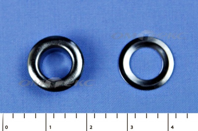 Люверсы металлические, блочка/кольцо, №5 (8 мм) упак.1000 шт- цв.никель - купить в Улан-Удэ. Цена: 392 руб.