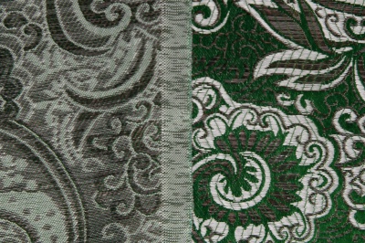 Ткань костюмная жаккард, 135 гр/м2, шир.150см, цвет зелёный№4 - купить в Улан-Удэ. Цена 441.94 руб.