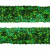 Тесьма с пайетками D4, шир. 20 мм/уп. 25+/-1 м, цвет зелёный - купить в Улан-Удэ. Цена: 778.19 руб.