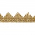 Тесьма металлизированная 0384-0240, шир. 40 мм/уп. 25+/-1 м, цвет золото - купить в Улан-Удэ. Цена: 490.74 руб.
