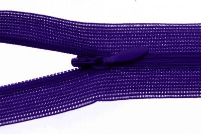 Молния потайная Т3 866, 50 см, капрон, цвет фиолетовый - купить в Улан-Удэ. Цена: 8.62 руб.