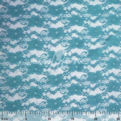 Кружевное полотно стрейч 15A61/BLUE, 100 гр/м2, шир.150см - купить в Улан-Удэ. Цена 1 581 руб.