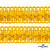 Тесьма декоративная "Самоса" 068, шир. 20 мм/уп. 33+/-1 м, цвет жёлтый - купить в Улан-Удэ. Цена: 304.43 руб.