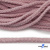 Шнур плетеный d-6 мм круглый, 70% хлопок 30% полиэстер, уп.90+/-1 м, цв.1087-розовый - купить в Улан-Удэ. Цена: 588 руб.
