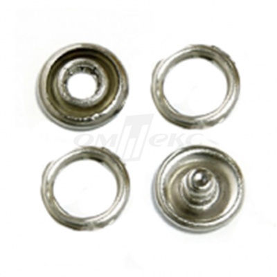 Кнопки рубашечные 10,5 мм никель New Star (кольцо) - купить в Улан-Удэ. Цена: 5.80 руб.