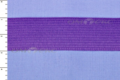 Окантовочная тесьма №0225, шир. 22 мм (в упак. 100 м), цвет фиолет - купить в Улан-Удэ. Цена: 271.60 руб.