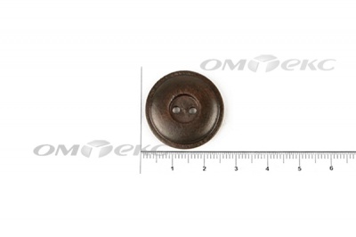Пуговица деревянная круглая №54 (25мм) - купить в Улан-Удэ. Цена: 4.12 руб.