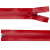 Молния водонепроницаемая PVC Т-7, 60 см, разъемная, цвет (820) красный - купить в Улан-Удэ. Цена: 49.39 руб.