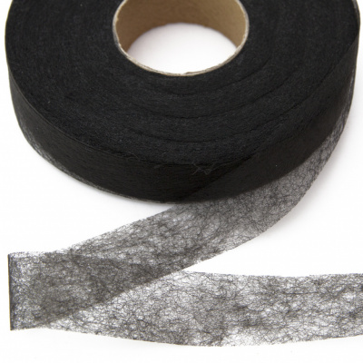 Прокладочная лента (паутинка) DF23, шир. 20 мм (боб. 100 м), цвет чёрный - купить в Улан-Удэ. Цена: 2.03 руб.