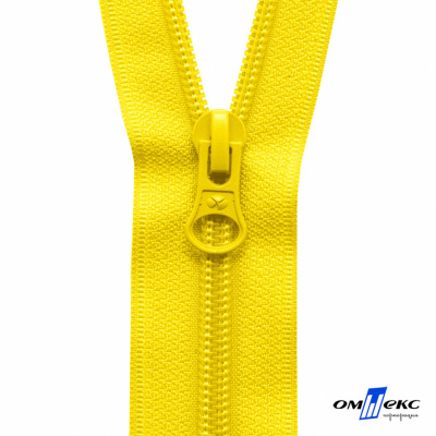Спиральная молния Т5 131, 60 см, автомат, цвет жёлтый - купить в Улан-Удэ. Цена: 14.21 руб.