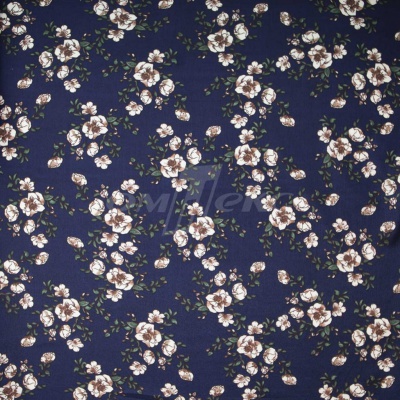 Плательная ткань "Фламенко" 3.2, 80 гр/м2, шир.150 см, принт растительный - купить в Улан-Удэ. Цена 239.03 руб.