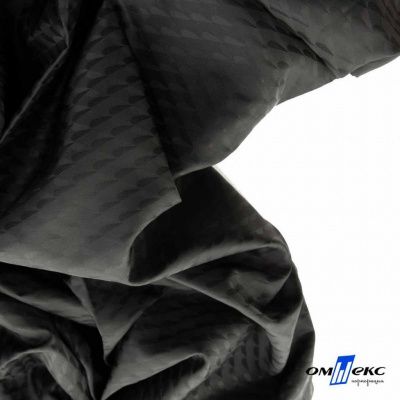 Ткань подкладочная Жаккард PV2416932, 93г/м2, 145 см,черный - купить в Улан-Удэ. Цена 241.46 руб.