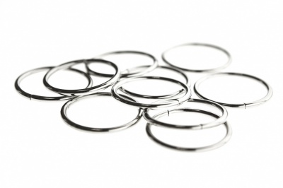 Кольцо металлическое №40 мм, цв.-никель - купить в Улан-Удэ. Цена: 4.49 руб.