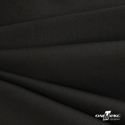 Костюмная ткань с вискозой "Диана", 260 гр/м2, шир.150см, цвет чёрный - купить в Улан-Удэ. Цена 434.07 руб.